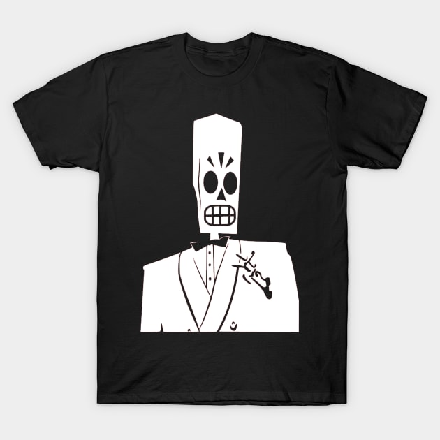 Grim Fandango Manny Calavera T-Shirt by OtakuPapercraft